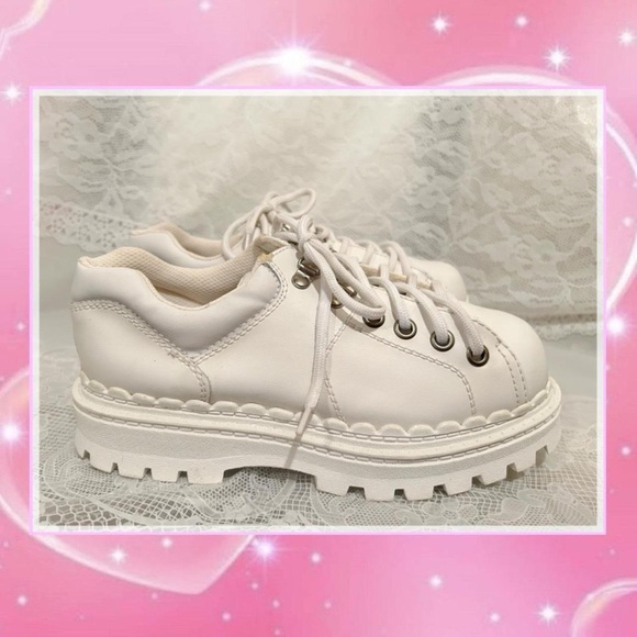 Vintage 90s y2k Grunge Chunky Platform Shoes - Picture 1 of 3
